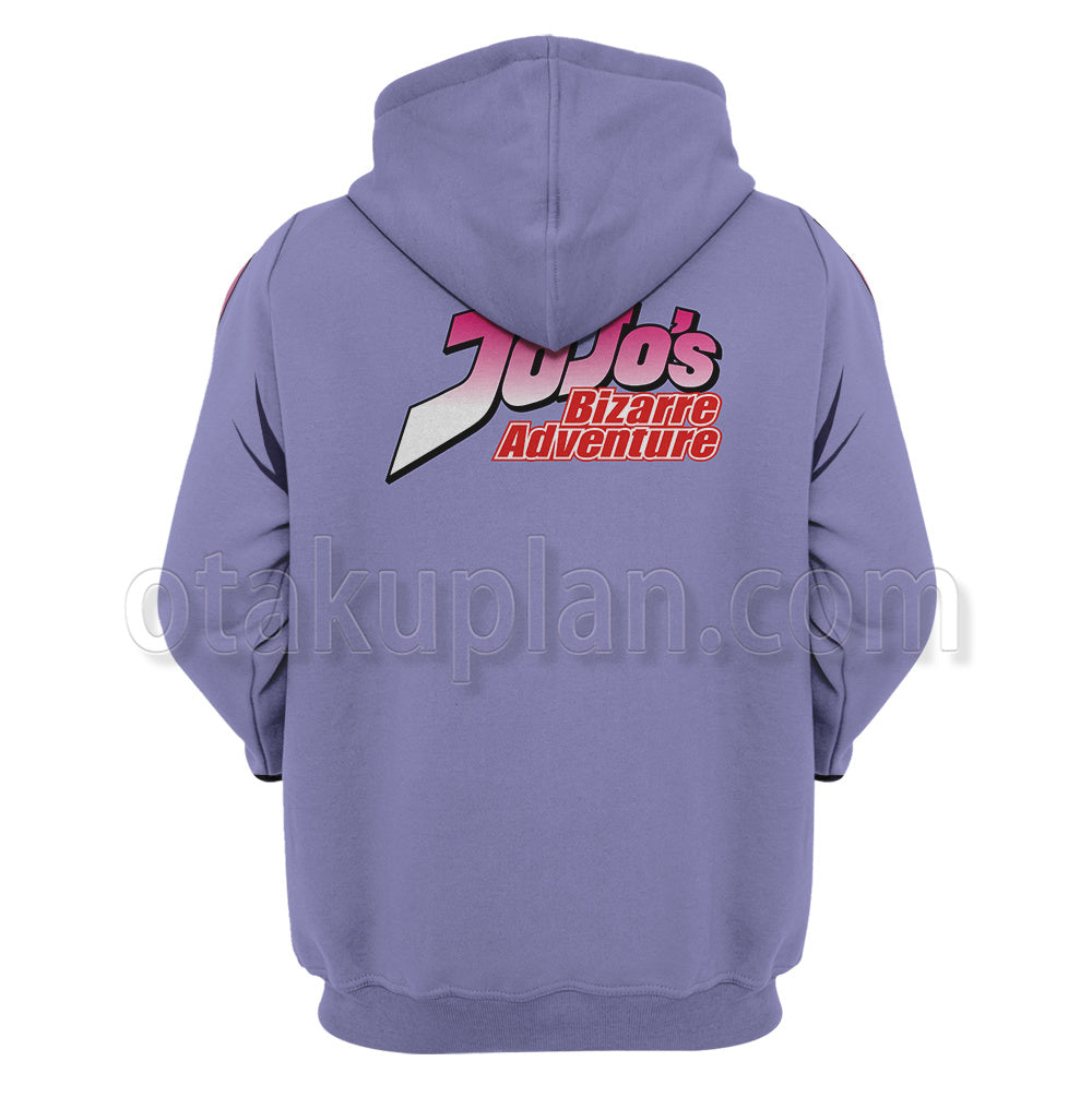 Anime Encyclopedia Rohan Kishibe Purple Cosplay Hoodie