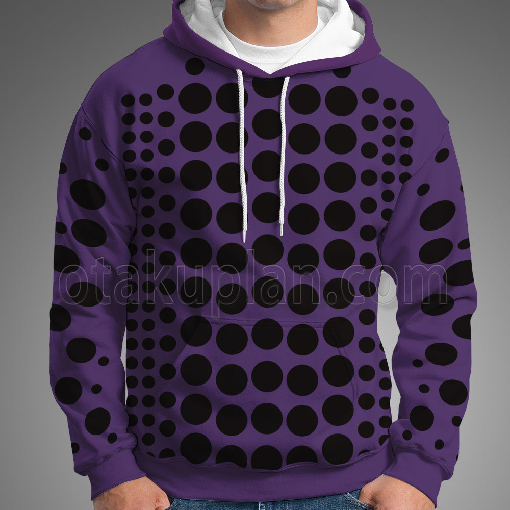 Anime Stardust Crusaders Kakyoin Noriaki Purple Cosplay Hoodie