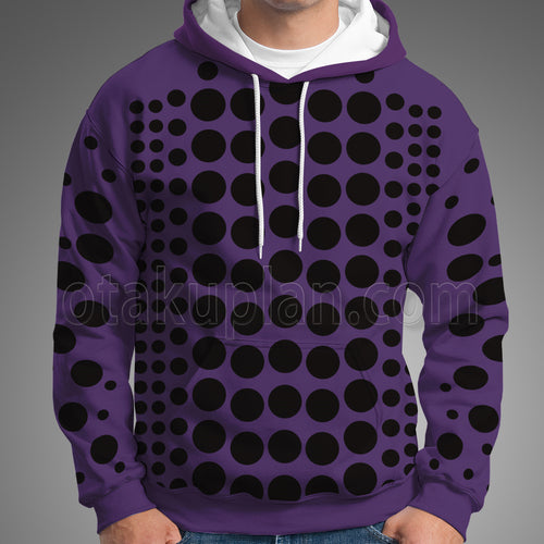 Anime Stardust Crusaders Kakyoin Noriaki Purple Cosplay Hoodie