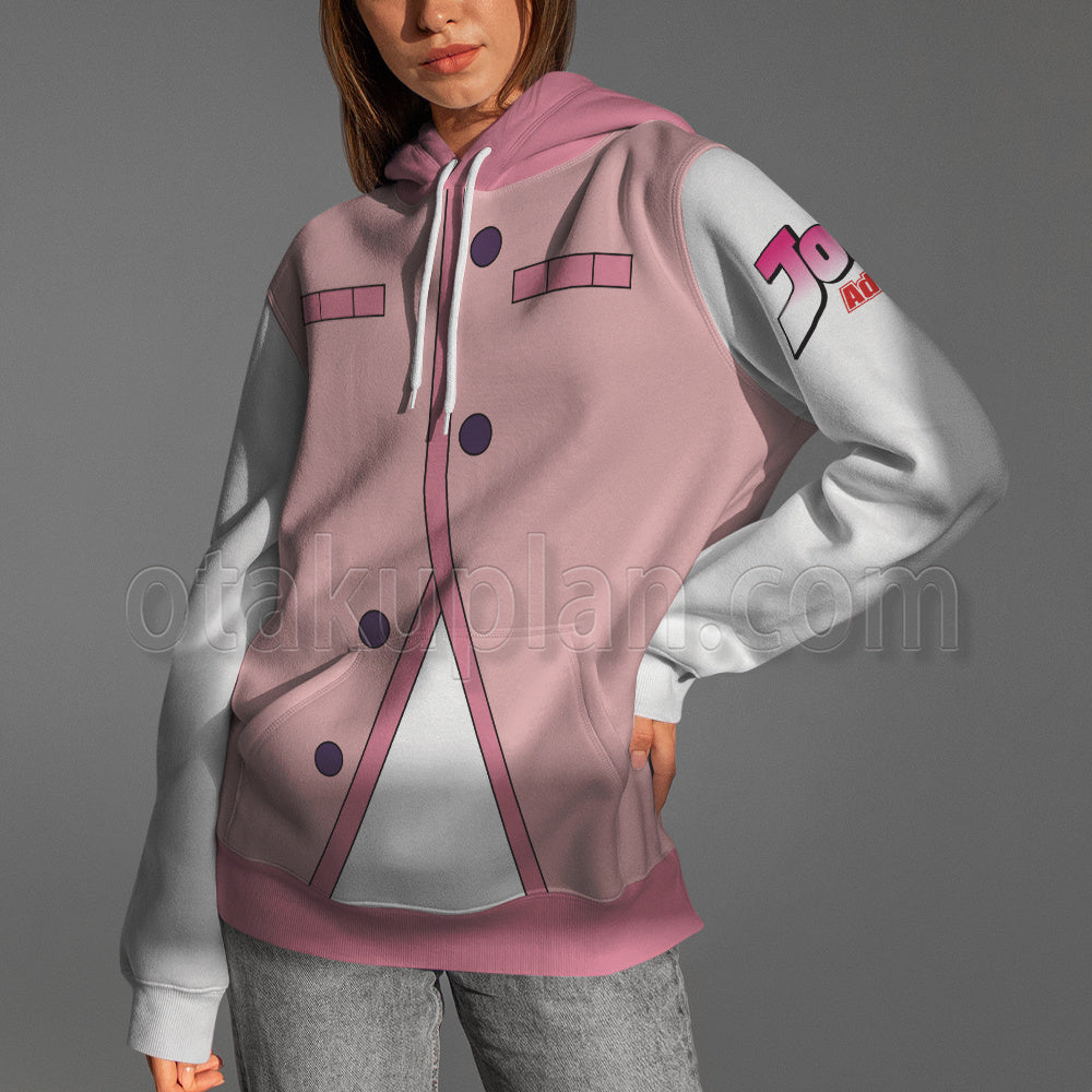 Anime Unbreakble Diamond Rohan Kishibe Pink Cosplay Hoodie