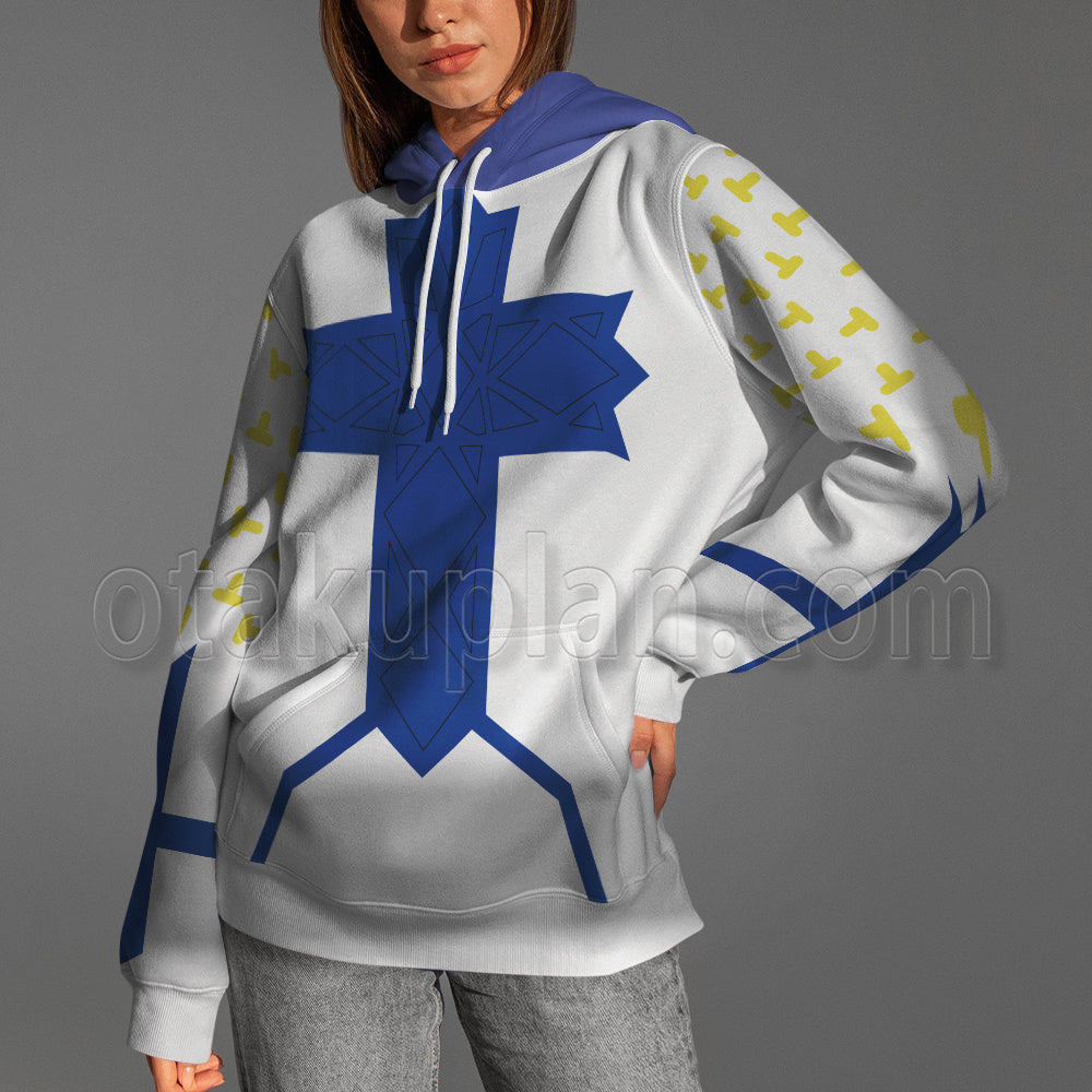 Anime Chocolate Lata White Cosplay Hoodie