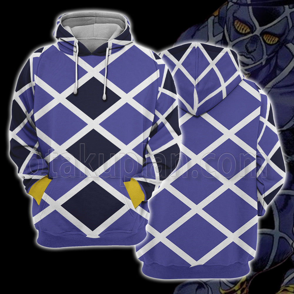Anime Diamond Records Highway Star Cosplay Hoodie