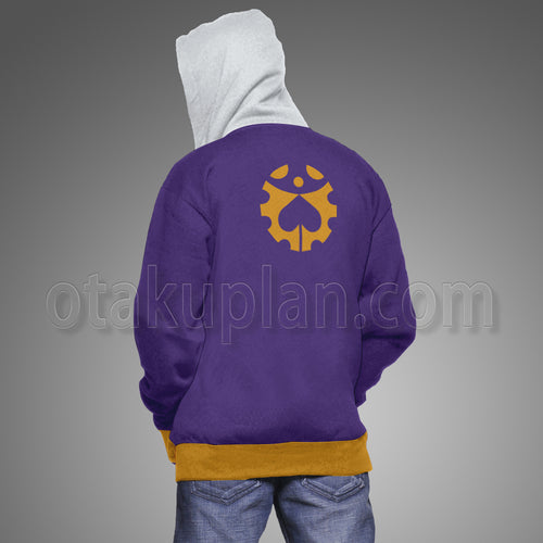 Anime Enrico Pucci Purple Cosplay Hoodie
