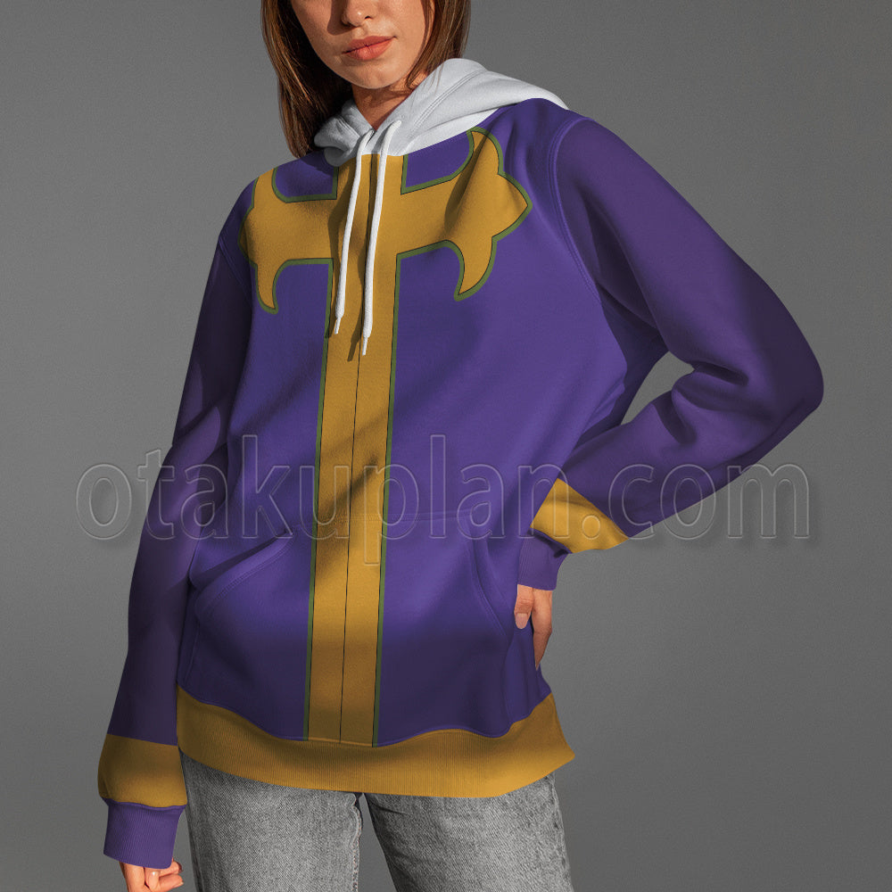 Anime Enrico Pucci Purple Cosplay Hoodie