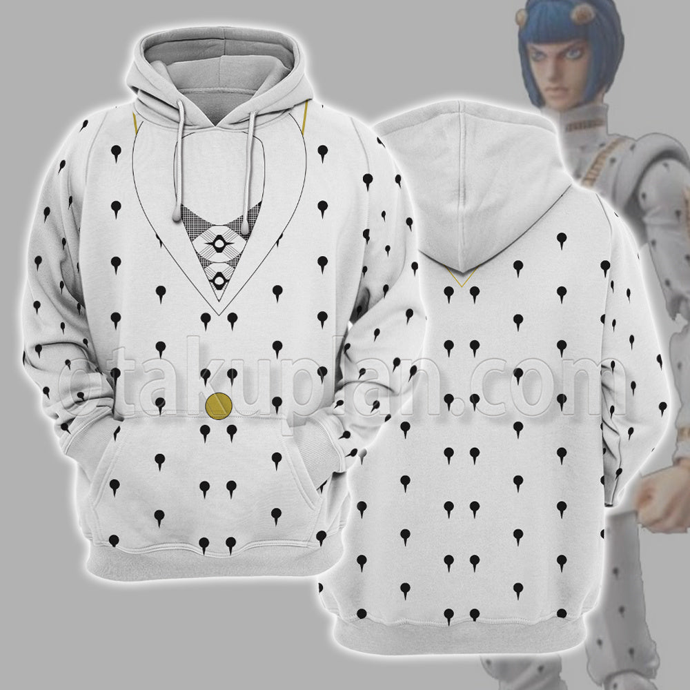 Anime Vento Aureo Golden Wind Bruno Buccellati Bruno Bucciarati Cosplay Hoodie