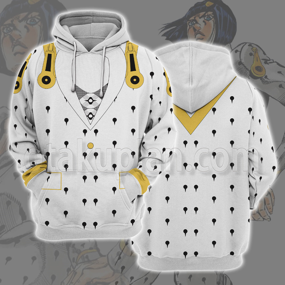 Anime Vento Aureo Golden Wind Bruno Bucciarati Female Cosplay Hoodie