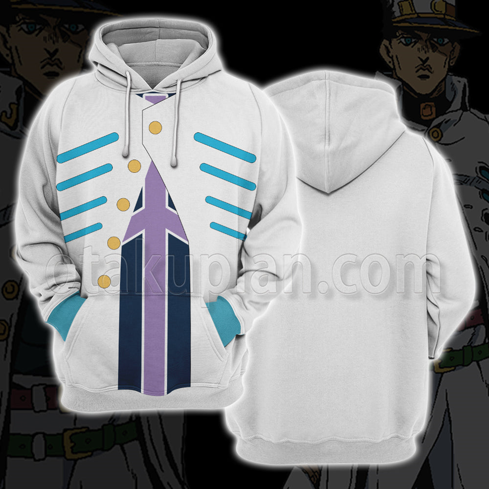 Anime Golden Wind Jotaro Kujo Cosplay Hoodie