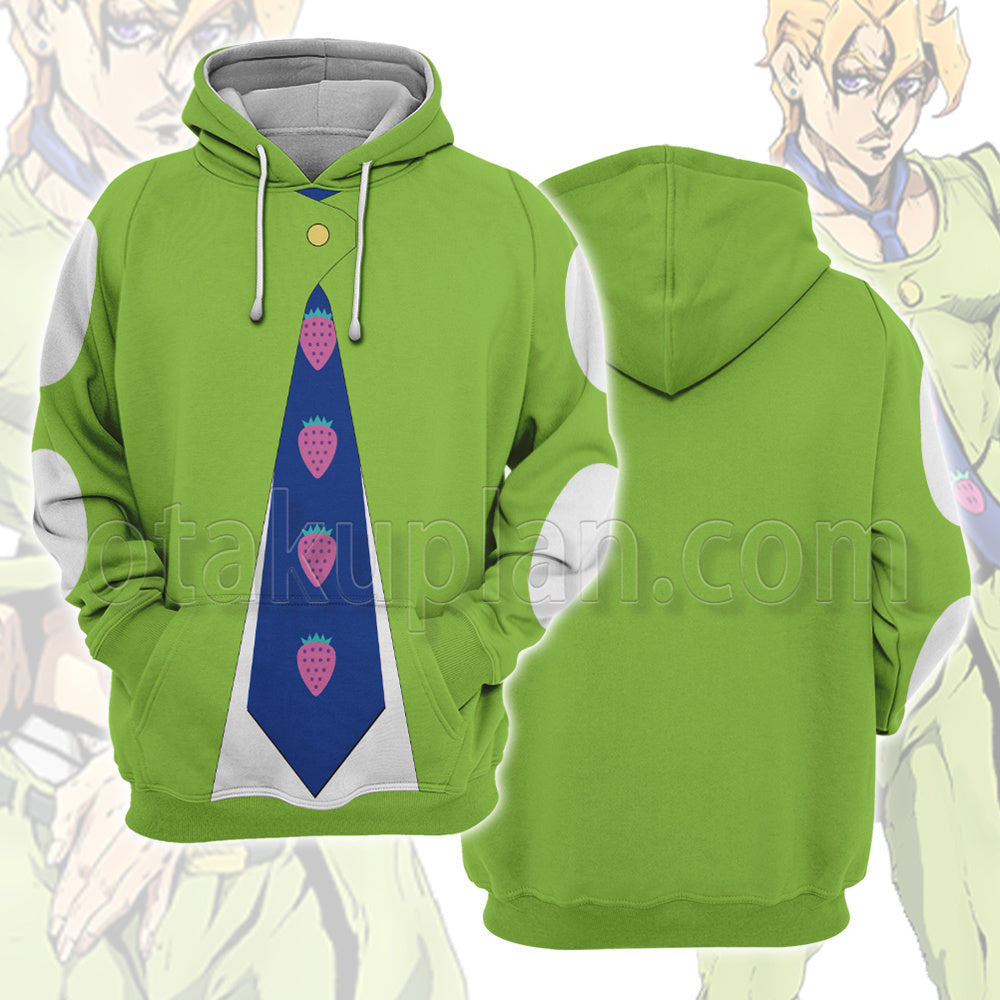 Anime Vento Aureo Golden Wind Anime Edition Pannacotta Fugo Cosplay Hoodie