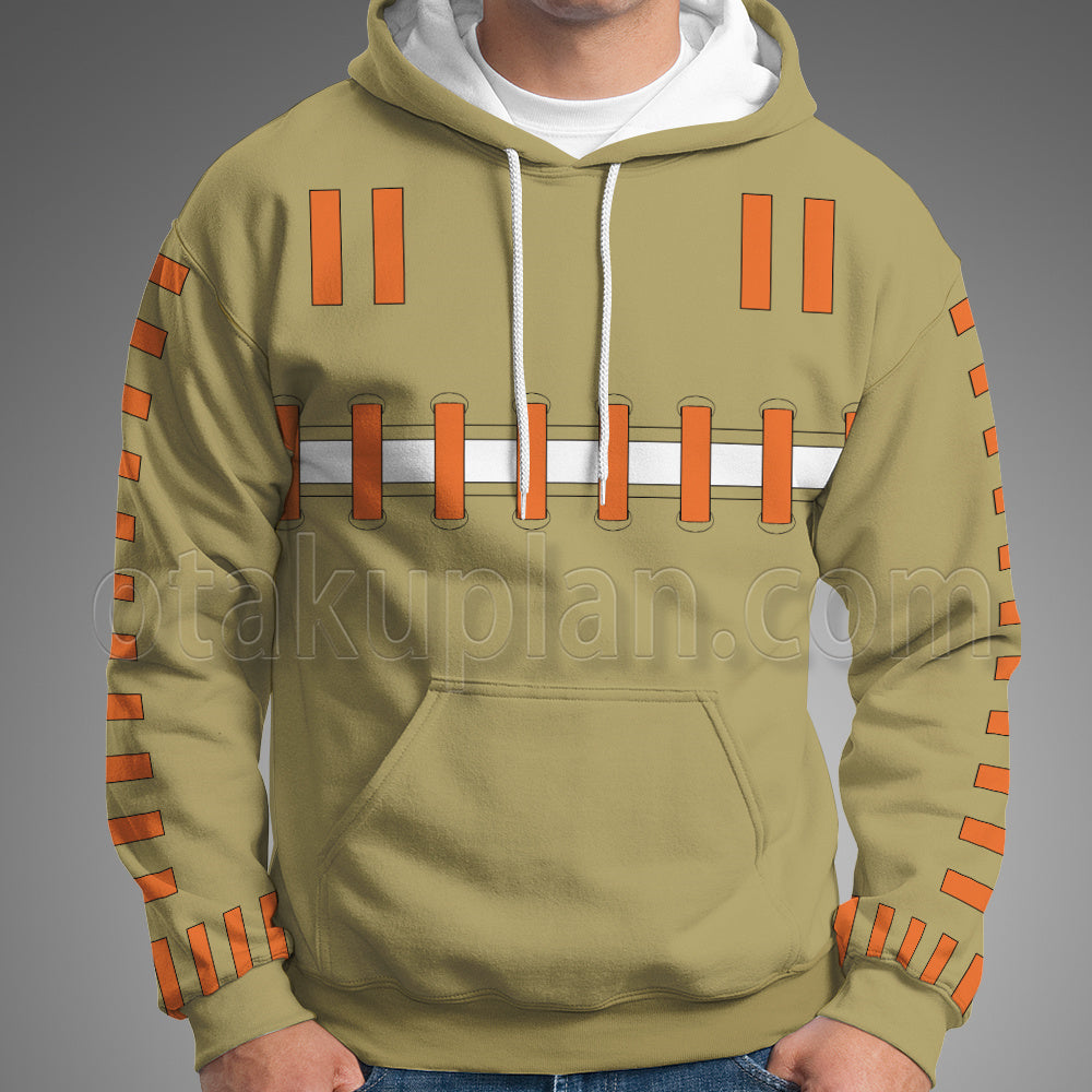 Anime Golden Wind Secco Green Cosplay Hoodie