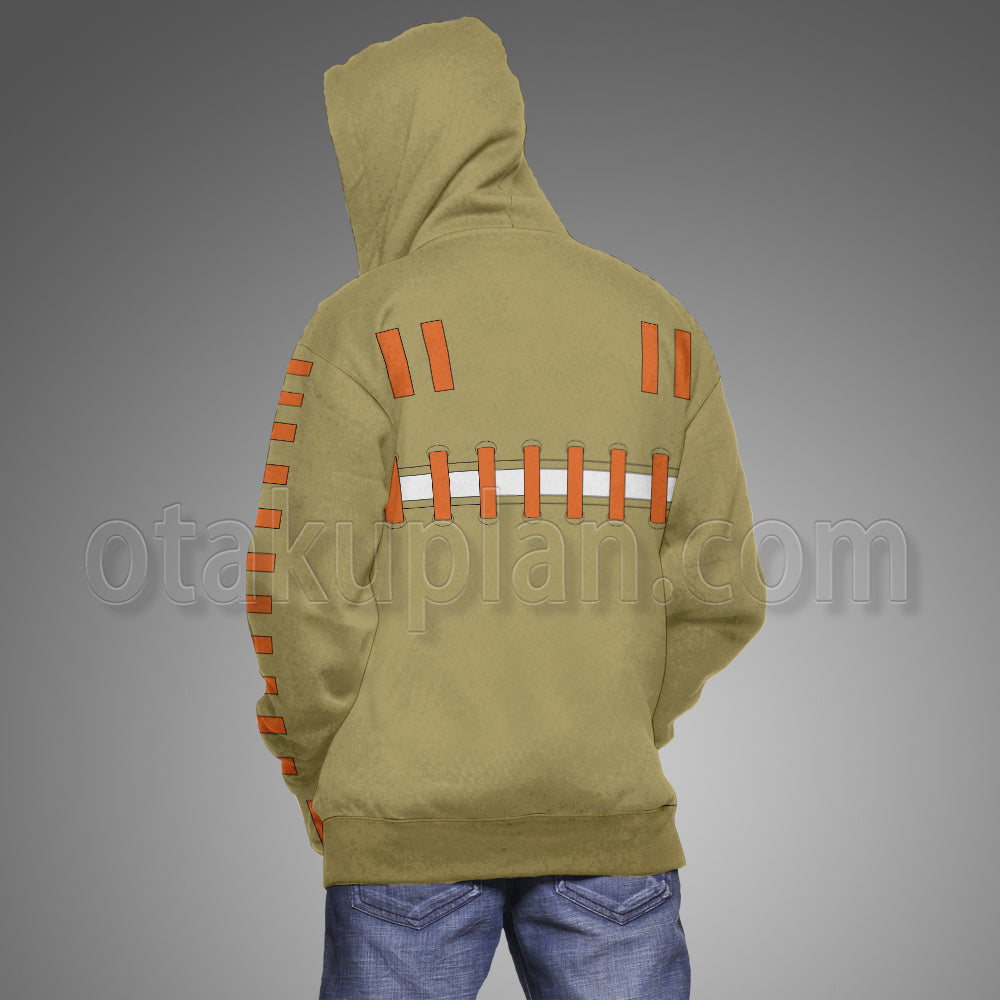 Anime Golden Wind Secco Green Cosplay Hoodie