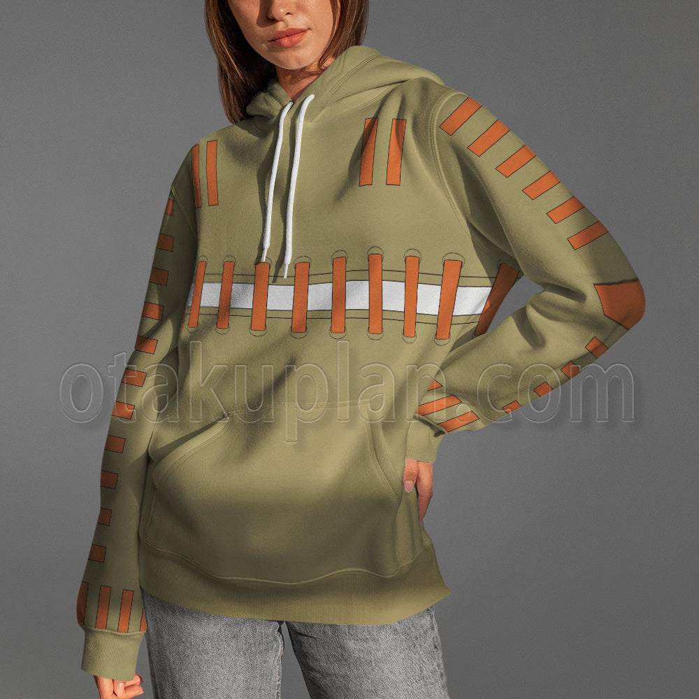 Anime Golden Wind Secco Green Cosplay Hoodie