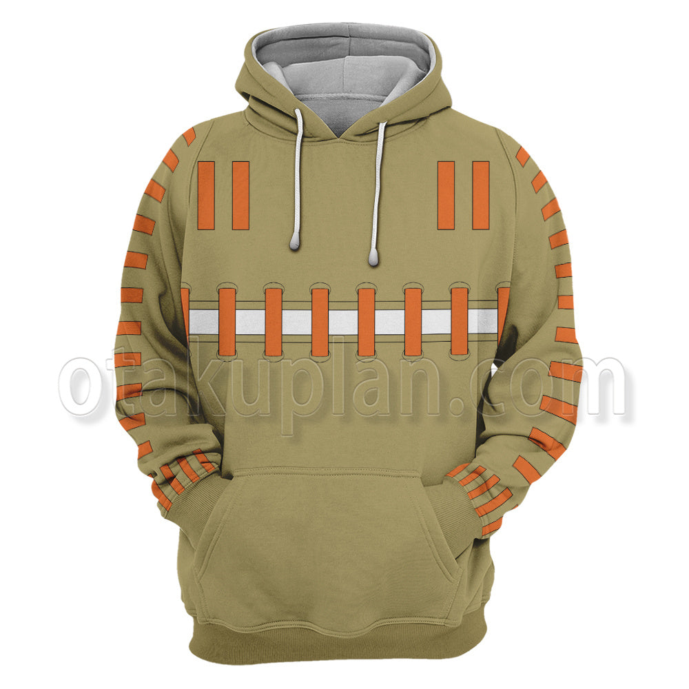 Anime Golden Wind Secco Green Cosplay Hoodie