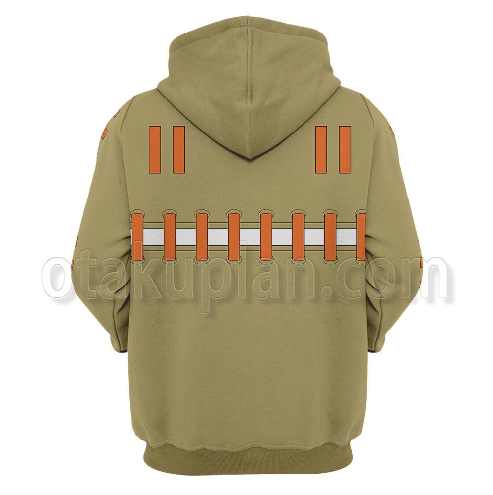 Anime Golden Wind Secco Green Cosplay Hoodie