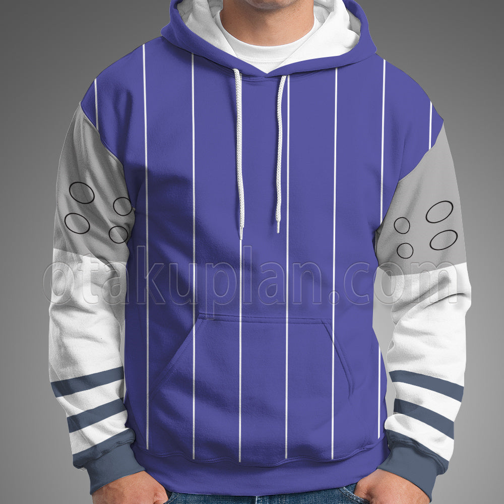 Anime Golden Wind Squalo Blue Cosplay Hoodie