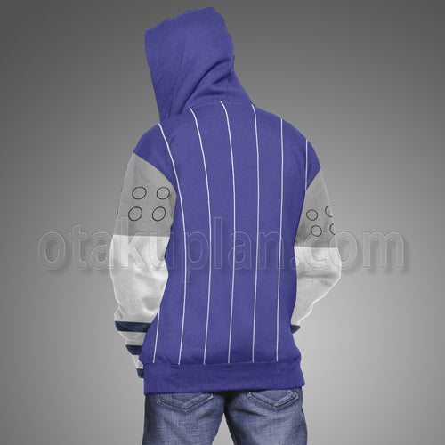 Anime Golden Wind Squalo Blue Cosplay Hoodie