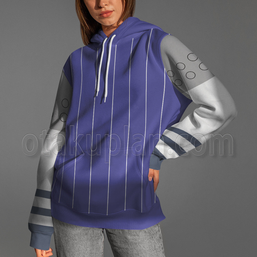 Anime Golden Wind Squalo Blue Cosplay Hoodie