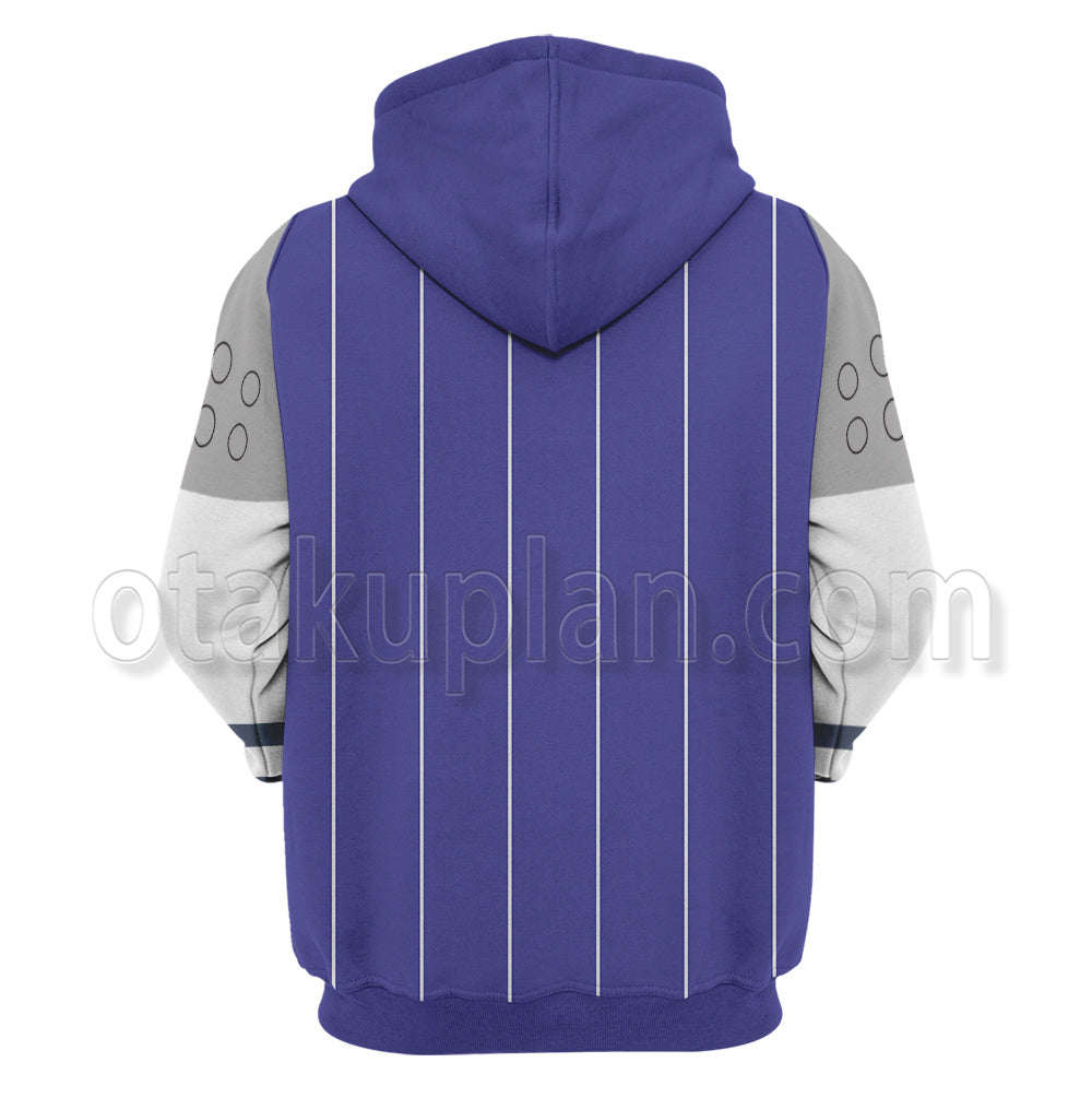 Anime Golden Wind Squalo Blue Cosplay Hoodie