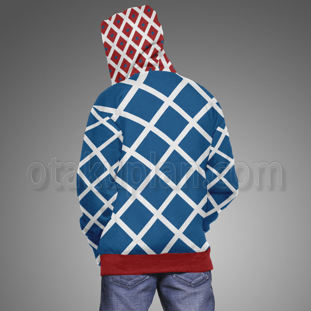 Anime Guido Mista Blue Cosplay Hoodie