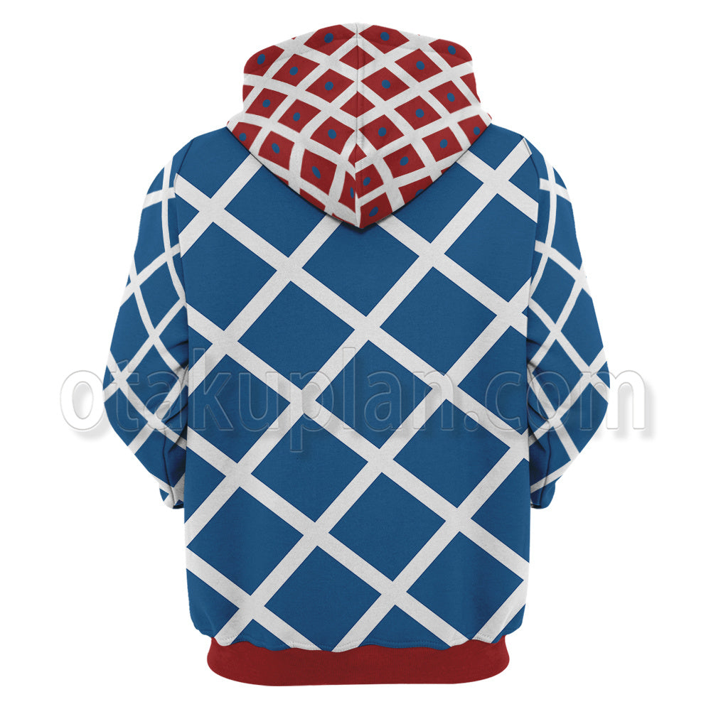 Anime Guido Mista Blue Cosplay Hoodie