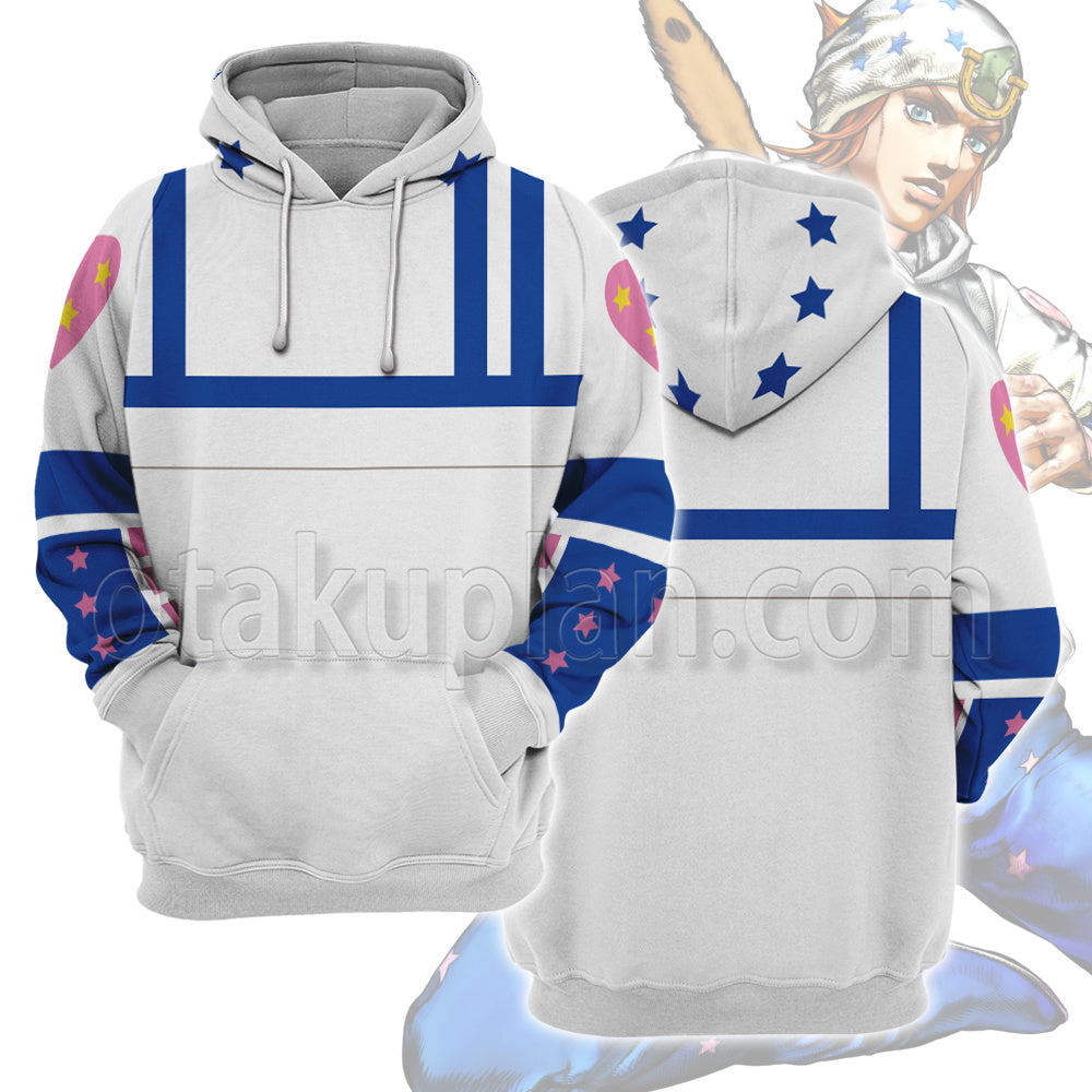 Anime Johnny Joestar Cosplay Hoodie