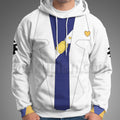 Anime Jotaro Kujo White Clothes Cosplay Hoodie