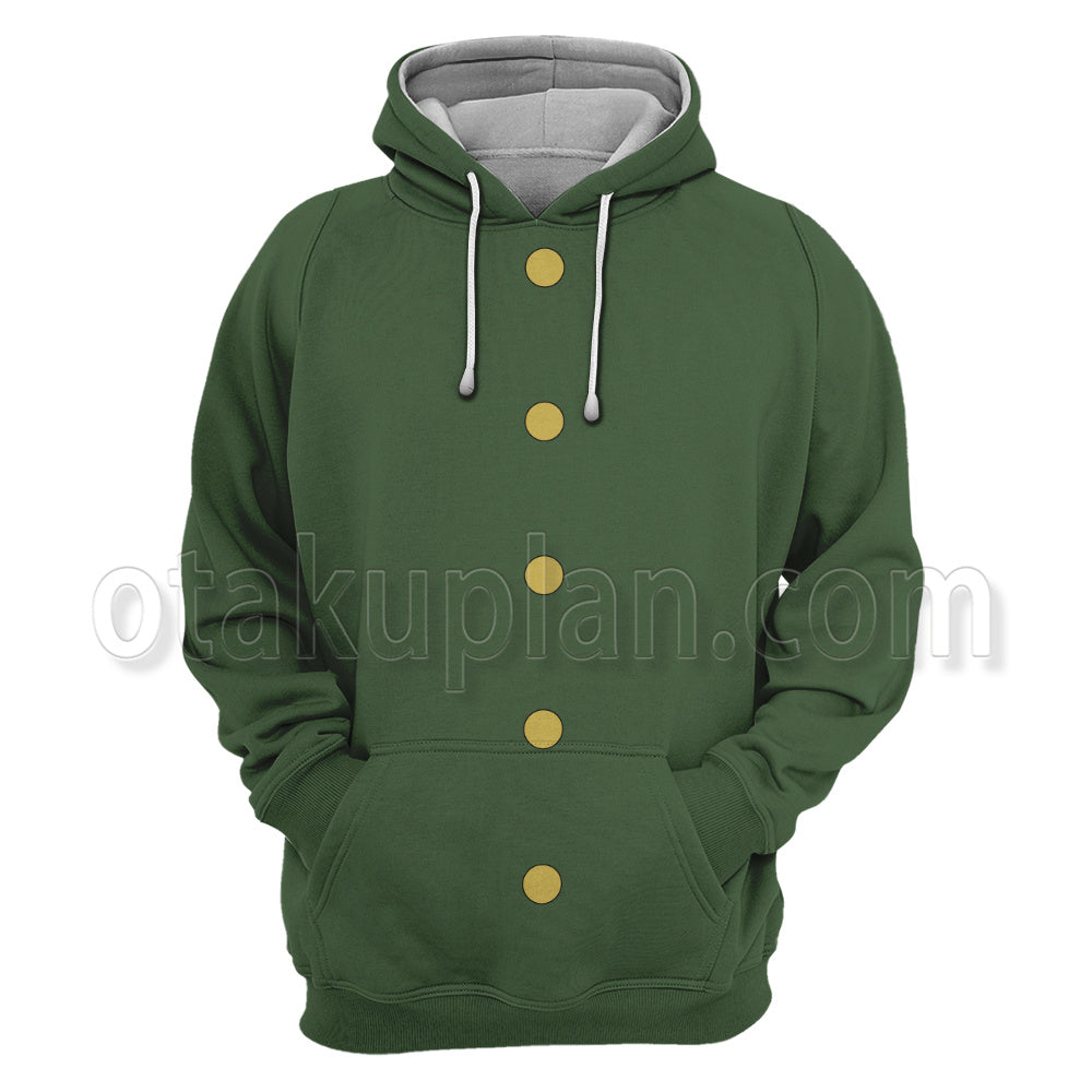 Anime Noriaki Kakyoin Green Uniform Cosplay Hoodie