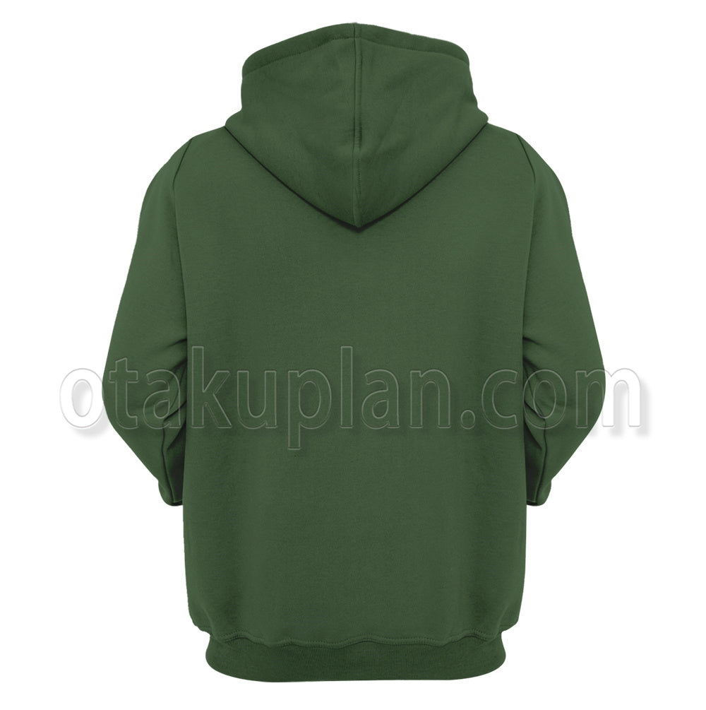 Anime Noriaki Kakyoin Green Uniform Cosplay Hoodie