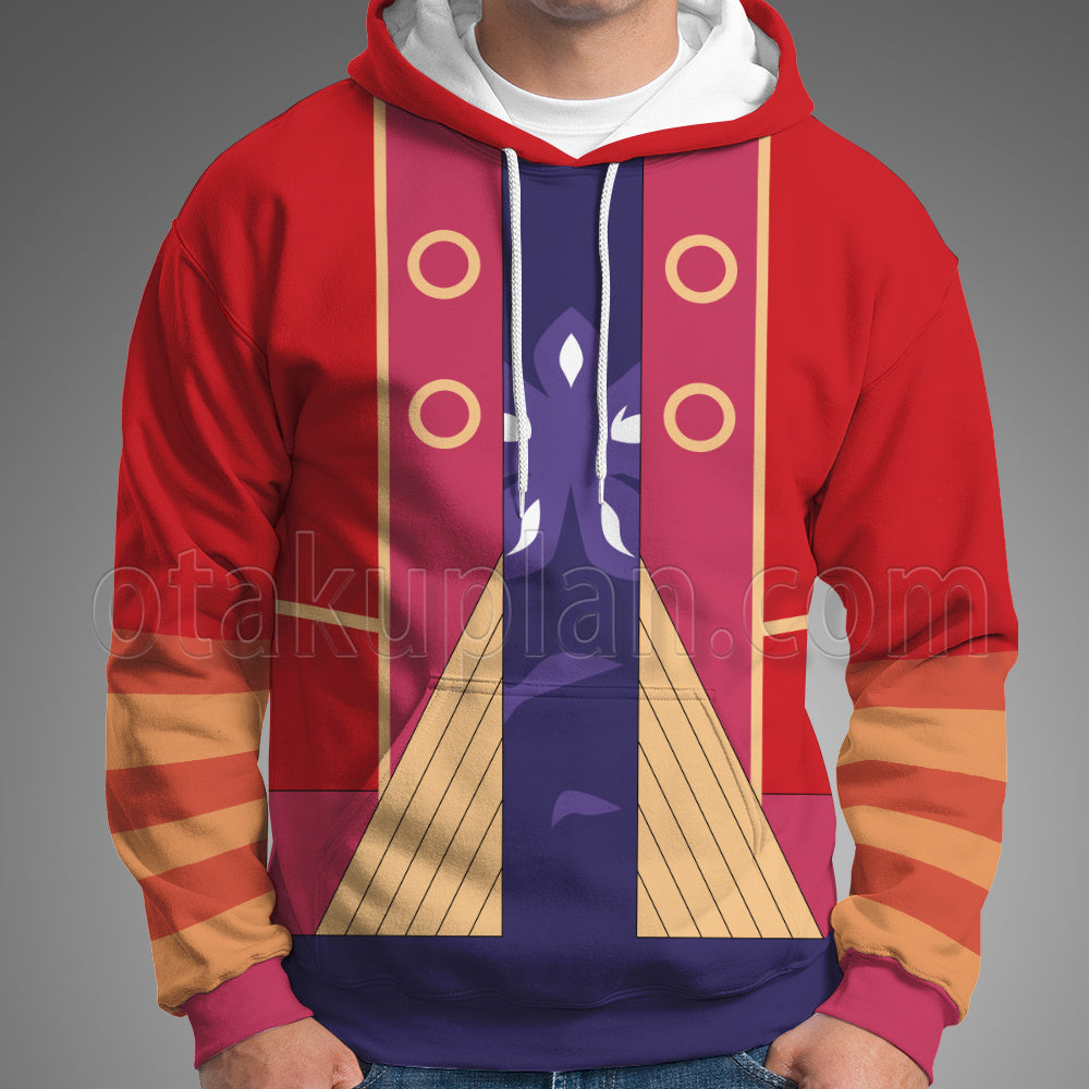 Anime Phantom Blood Bloody Stream Cover Joseph Joestar Red Cosplay Hoodie