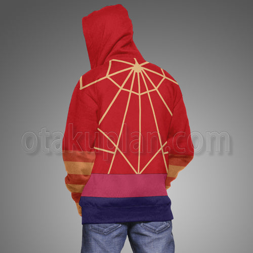 Anime Phantom Blood Bloody Stream Cover Joseph Joestar Red Cosplay Hoodie