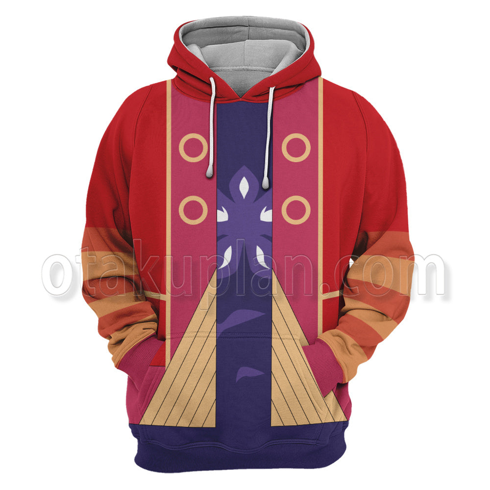 Anime Phantom Blood Bloody Stream Cover Joseph Joestar Red Cosplay Hoodie