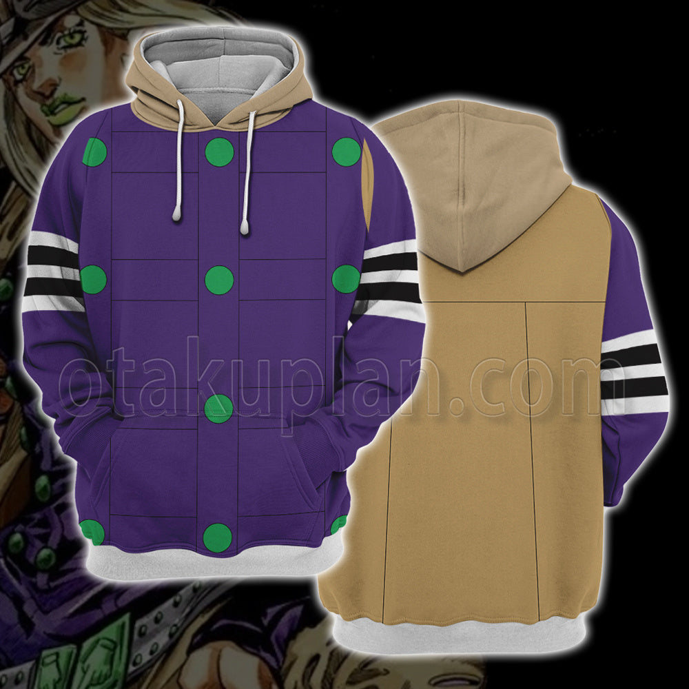 Anime Steel Ball Run Gyro Zeppeli Cosplay Hoodie