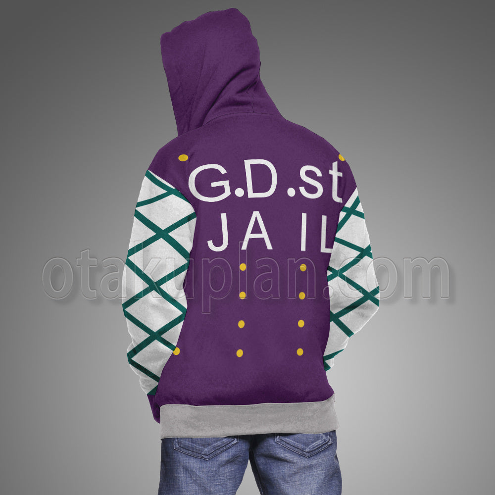 Anime Stone Ocean Narciso Anasui Cosplay Hoodie