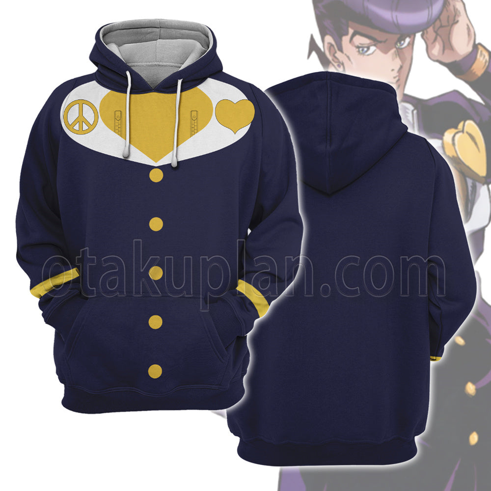 Anime Unbreakble Diamond Josuke Higashikata Gender Transition Cosplay Hoodie