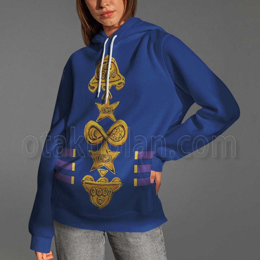 Anime Unbreakble Diamond Mikitaka Hazekura Alien Cosplay Hoodie