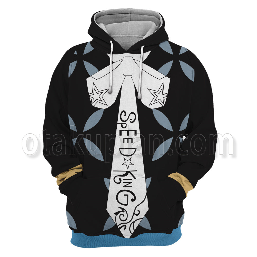 Anime Unbreakble Diamond Yuya Fungami Highway Star Cosplay Hoodie