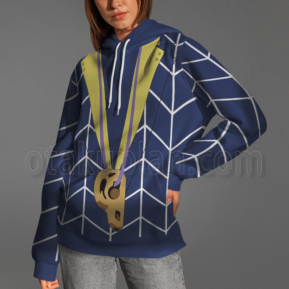 Anime Vento Aureo Golden Wind Prosciutto Blue Cosplay Hoodie