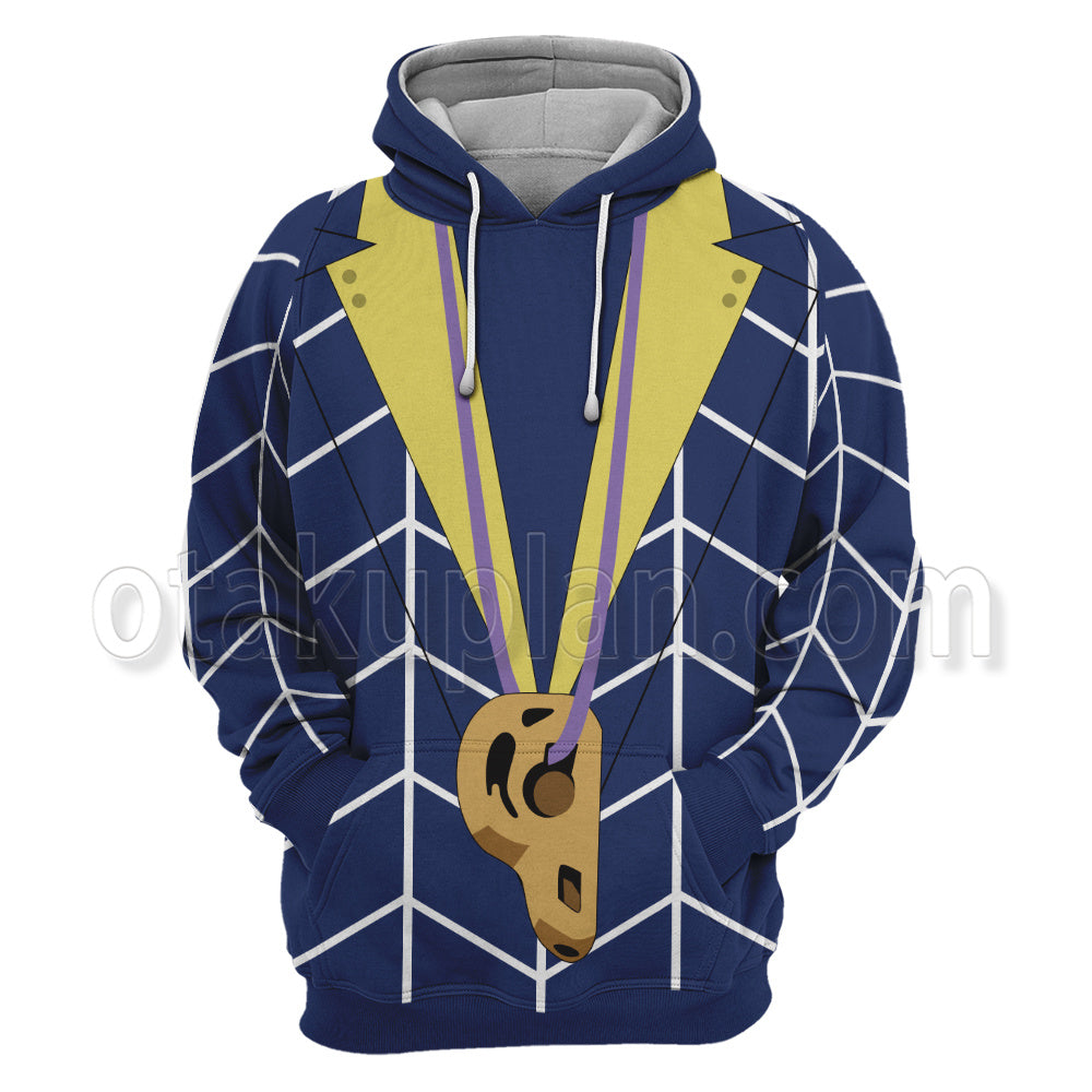 Anime Vento Aureo Golden Wind Prosciutto Blue Cosplay Hoodie