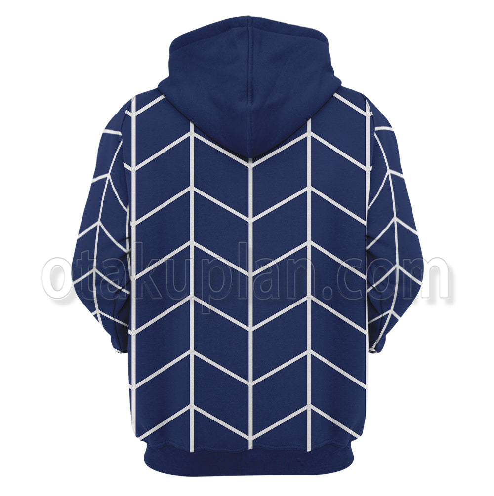 Anime Vento Aureo Golden Wind Prosciutto Blue Cosplay Hoodie