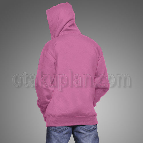 Anime Yoshikage Kira Pink Cosplay Hoodie