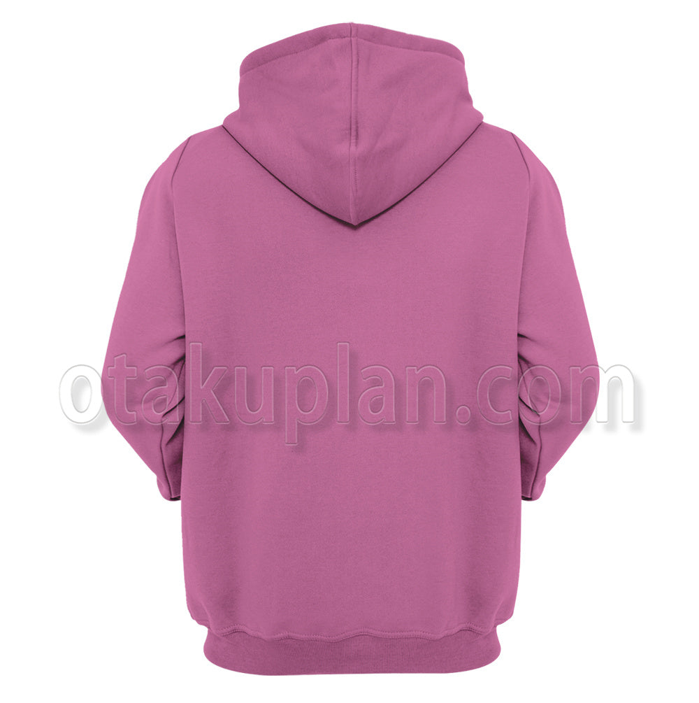 Anime Yoshikage Kira Pink Cosplay Hoodie