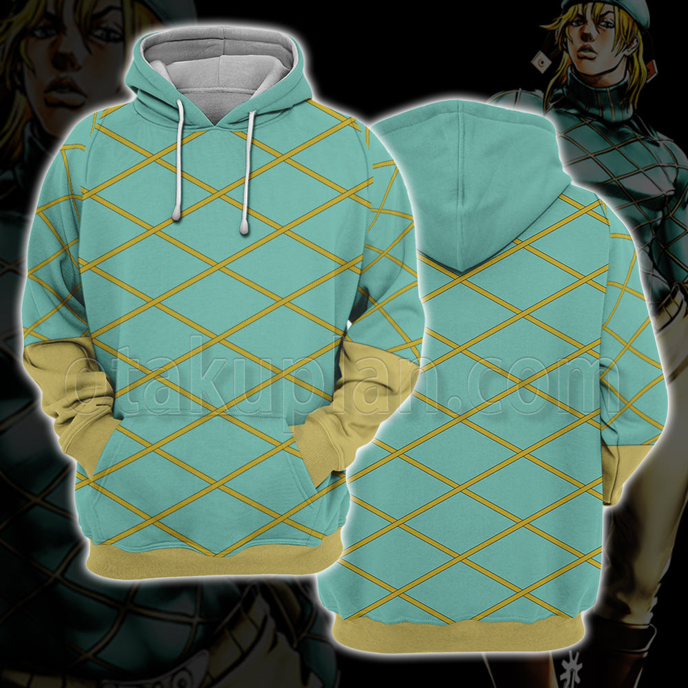 Anime Bizzare Adventure Diego Brando Tail Cosplay Hoodie