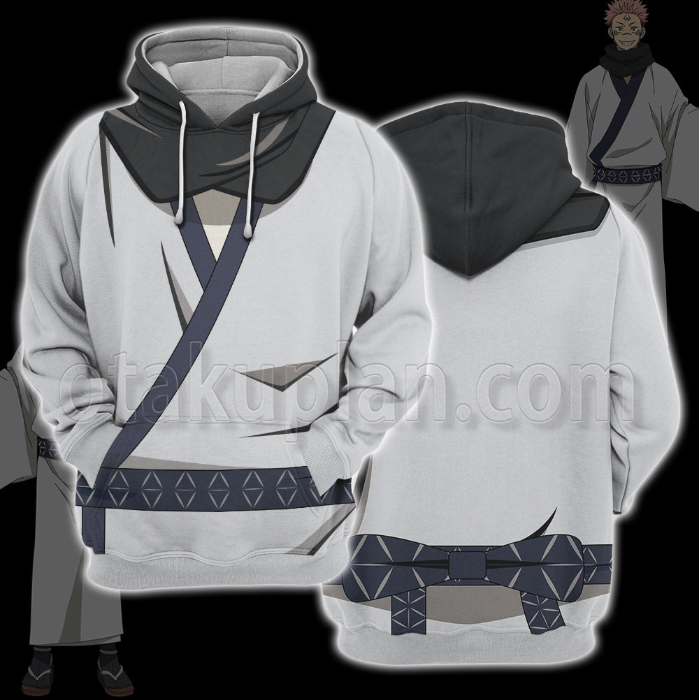 Anime Ryoumen Sukuna Kimono Cosplay Hoodie