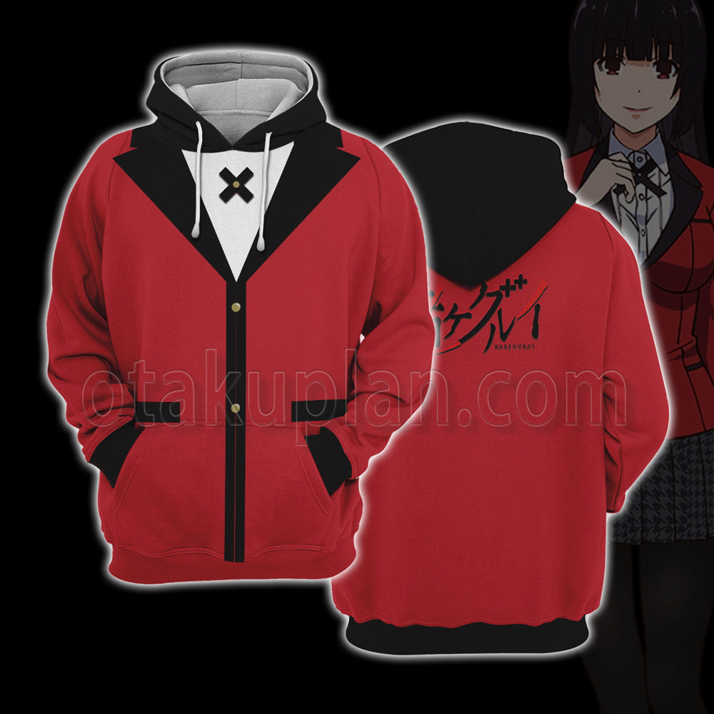 Kakegurui Compulsive Gambler Yumeko Jabami Cosplay Hoodie