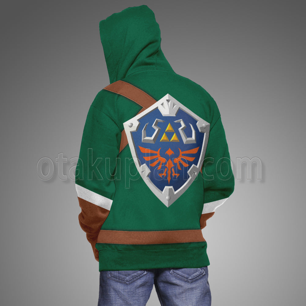 Legend Of Zelda Link Green Cosplay Hoodie