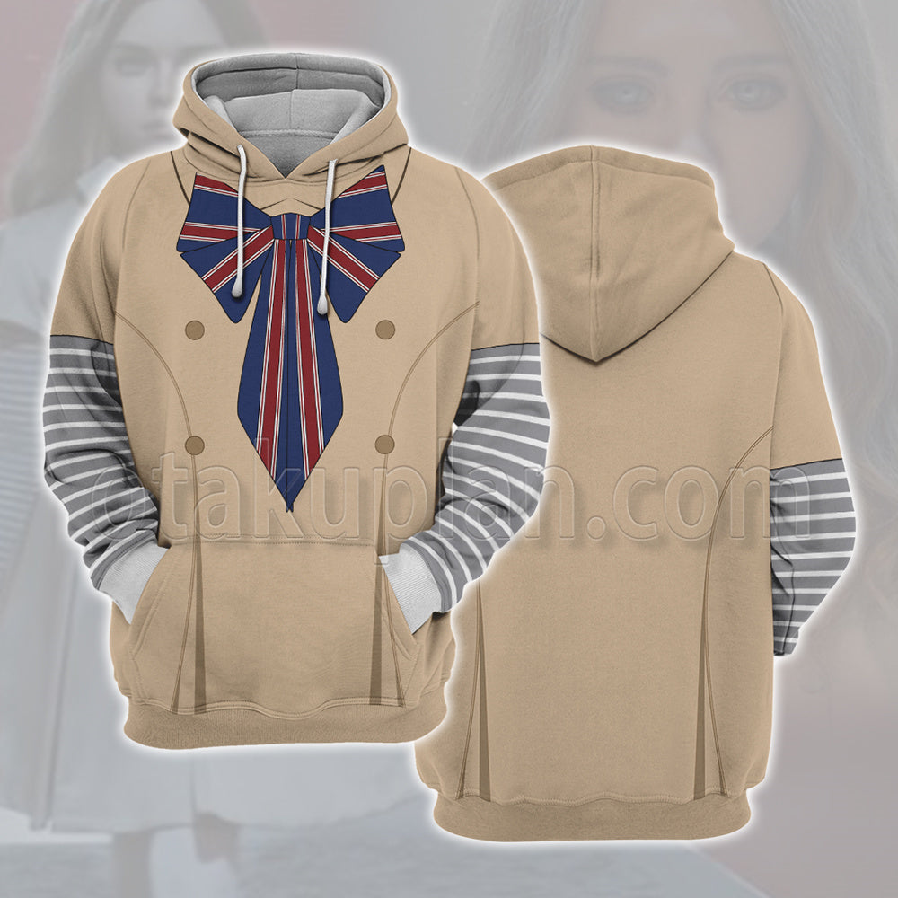 M3gan Beige Dress Cosplay Hoodie
