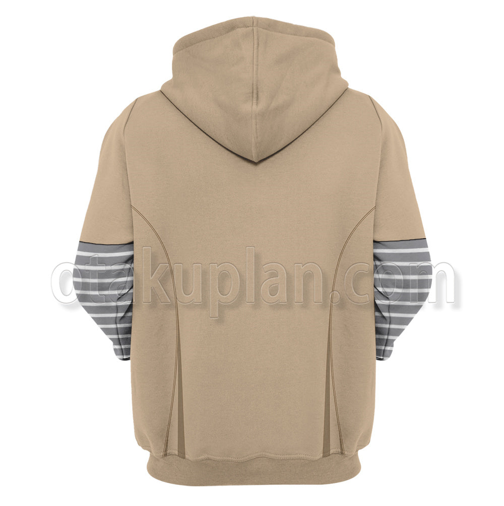 M3gan Beige Dress Cosplay Hoodie