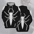 Madame Web Anya Corazon Comic Battle Suit Cosplay Hoodie