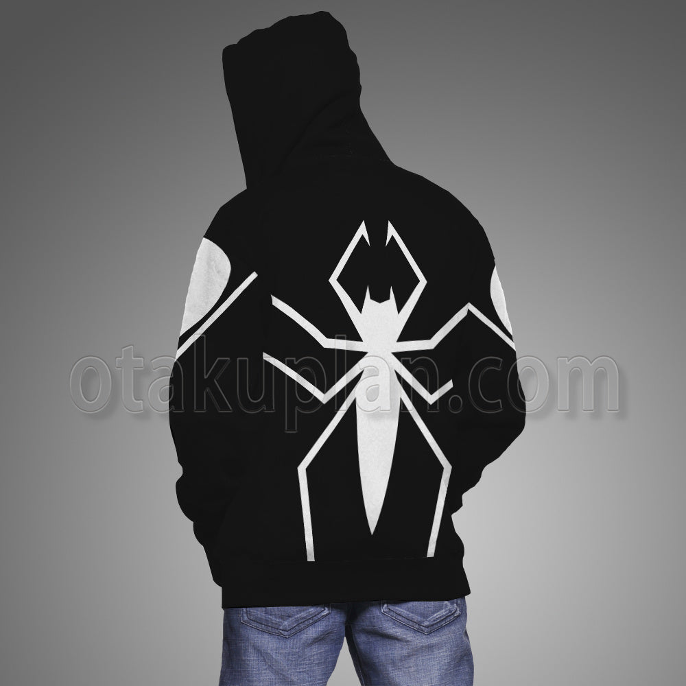 Madame Web Anya Corazon Comic Battle Suit Cosplay Hoodie
