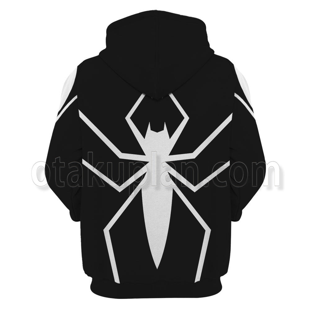 Madame Web Anya Corazon Comic Battle Suit Cosplay Hoodie
