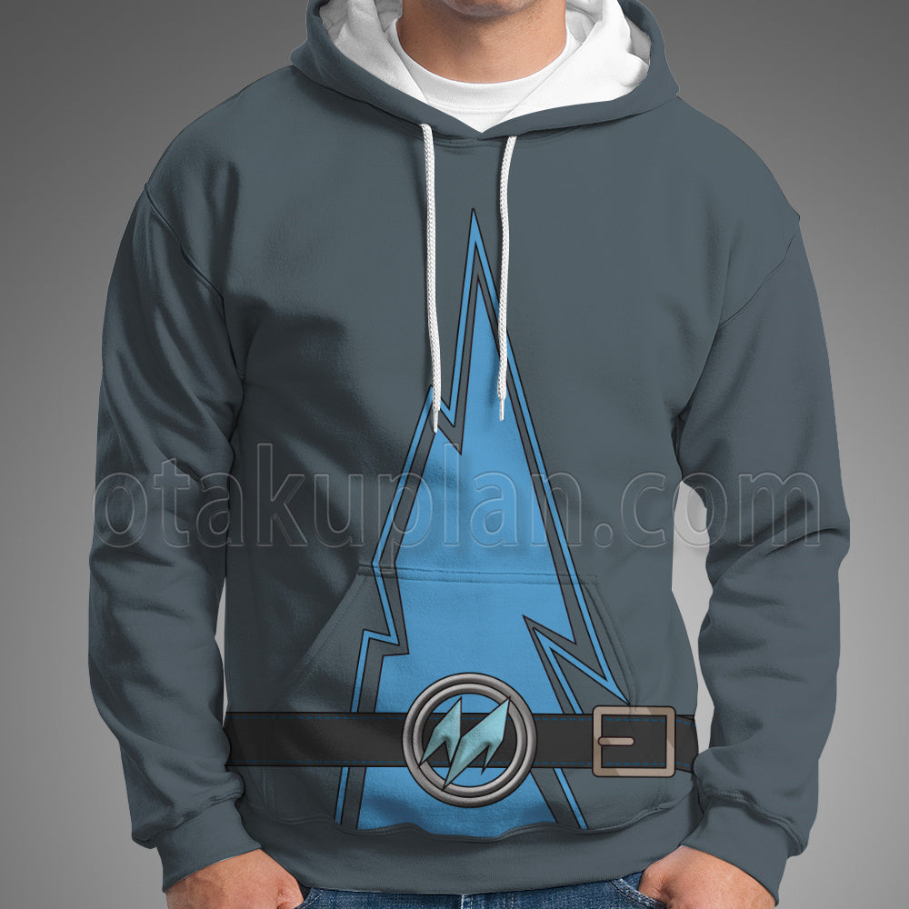 Megamind Blue Lightning Cosplay Hoodie